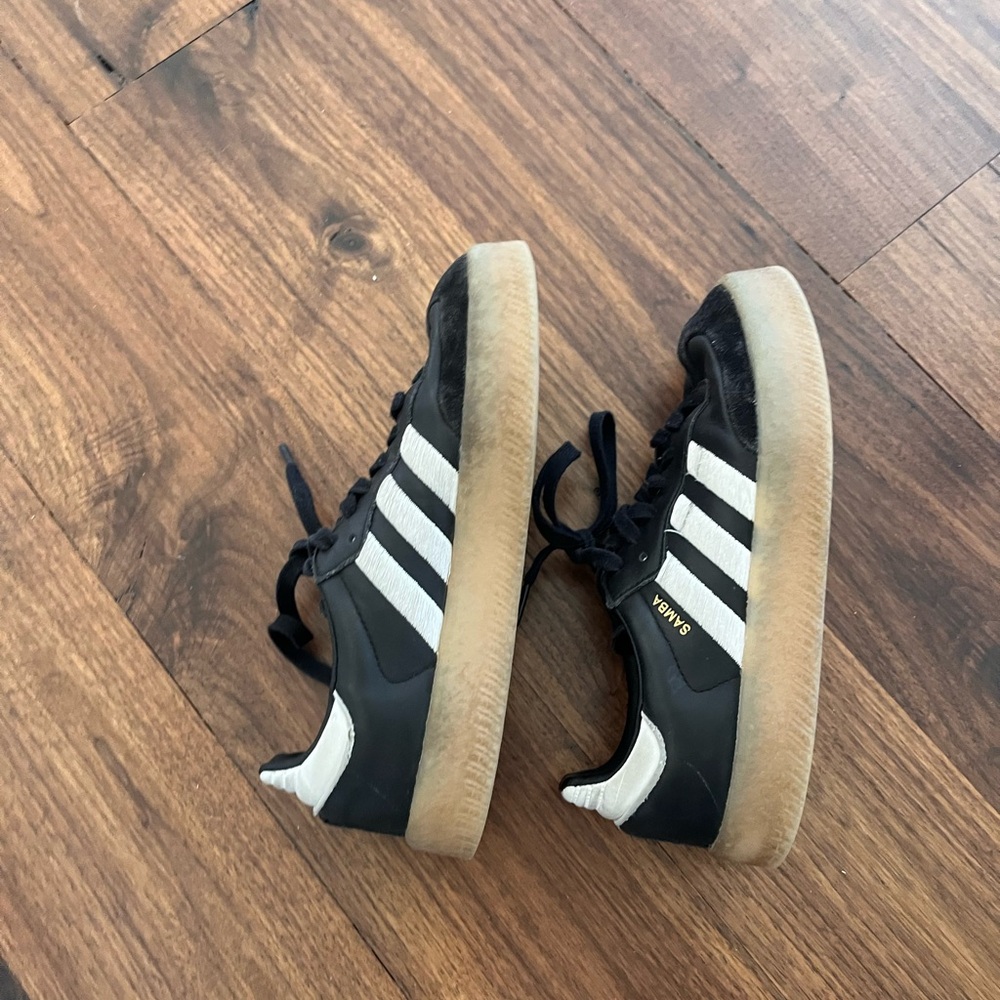 Adidas Sambae Black and White Sneakers